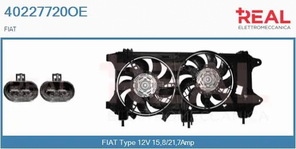 Electric Motor, radiator fan (40227720OE)