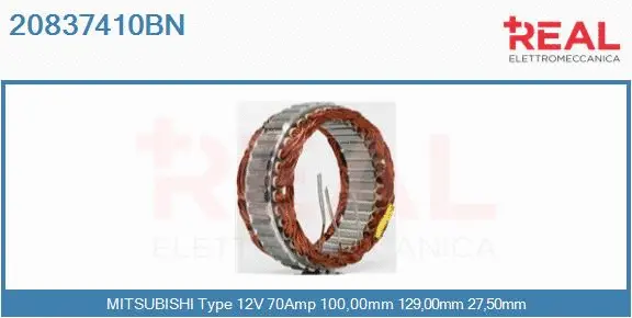 Stator, alternator (20837410BN)