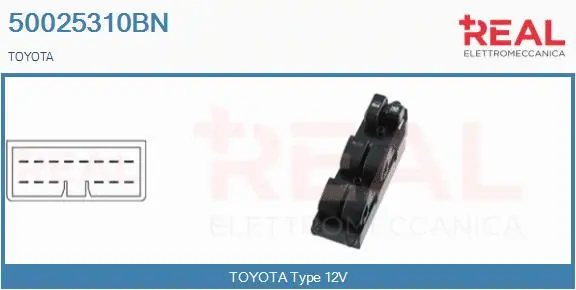 Switch, window regulator (50025310BN)