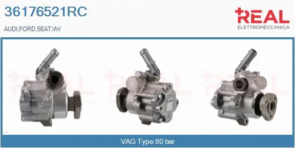Hydraulic Pump, steering (36176521RC)