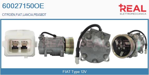 Compressor, air conditioning (60027150OE)