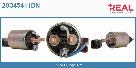 Solenoid Switch, starter (20345411BN)