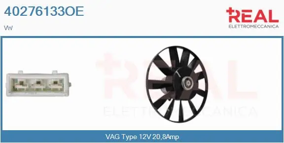 Fan, engine cooling (40276133OE)