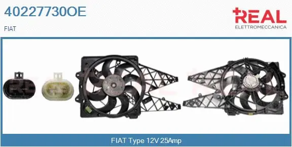 Electric Motor, radiator fan (40227730OE)