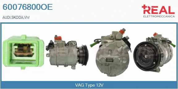 Compressor, air conditioning (60076800OE)