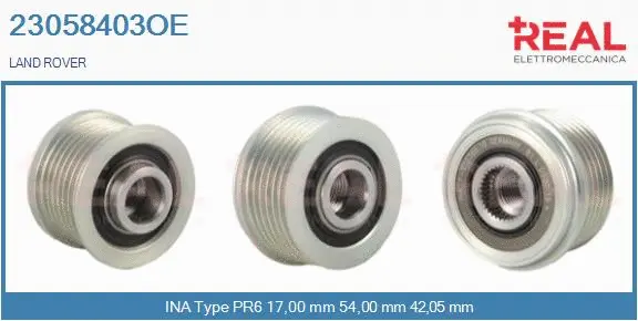 Belt Pulley, alternator (23058403OE)