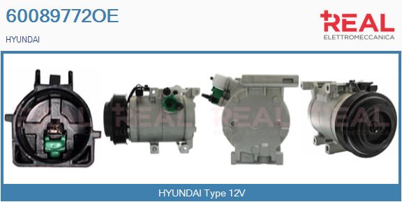 Compressor, air conditioning (60089772OE)