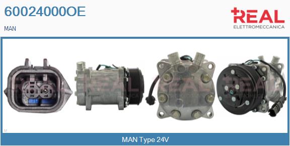 Compressor, air conditioning (60024000OE)
