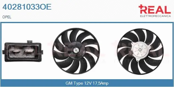 Fan, engine cooling (40281033OE)