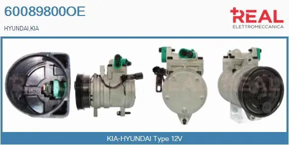 Compressor, air conditioning (60089800OE)