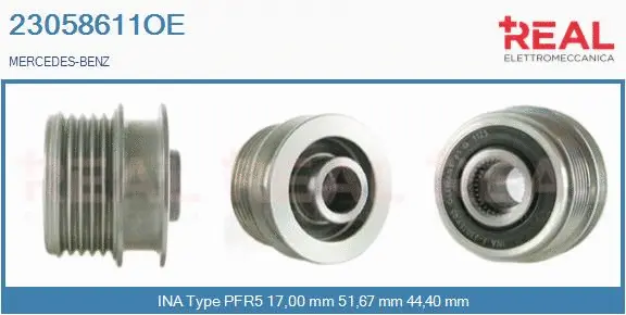 Belt Pulley, alternator (23058611OE)