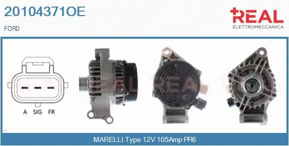 Alternator (20104371OE)