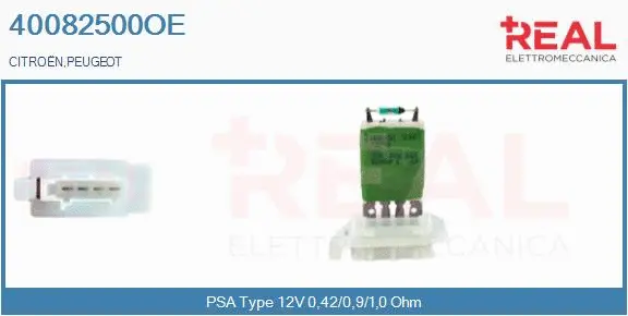Resistor, interior blower (40082500OE)