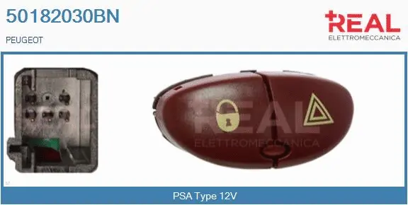 Hazard Warning Light Switch (50182030BN)