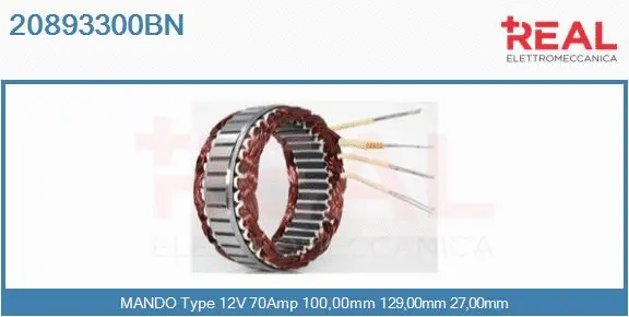 Stator, alternator (20893300BN)