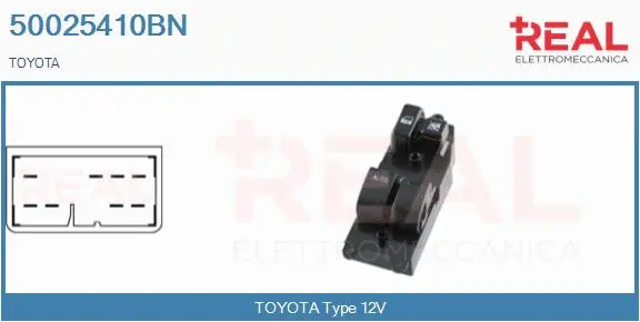 Switch, window regulator (50025410BN)