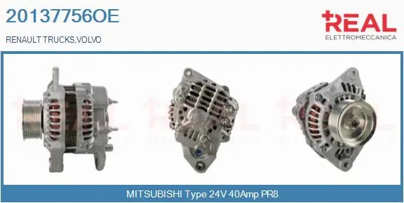 Alternator (20137756OE)