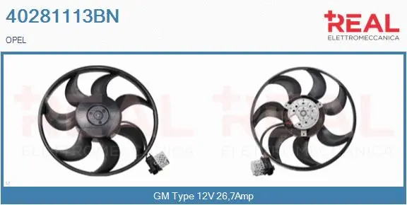 Fan, engine cooling (40281113BN)