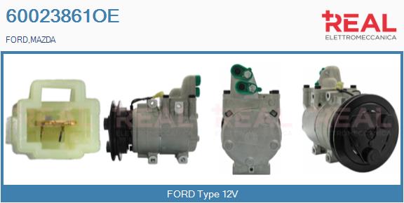 Compressor, air conditioning (60023861OE)