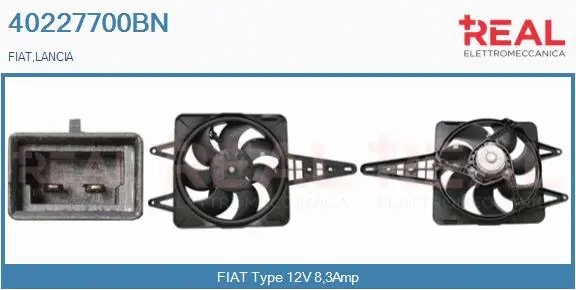 Electric Motor, radiator fan (40227700BN)