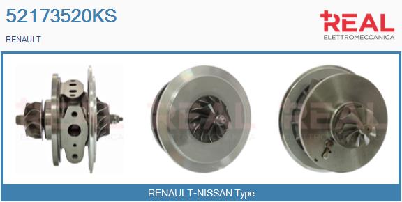 Core assembly, turbocharger (52173520KS)