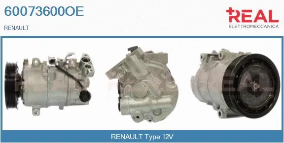 Compressor, air conditioning (60073600OE)