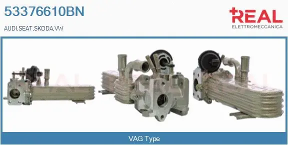 Cooler, exhaust gas recirculation (53376610BN)