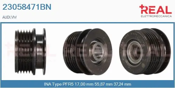 Belt Pulley, alternator (23058471BN)