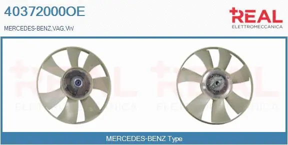 Clutch, radiator fan (40372000OE)