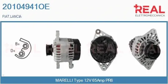 Alternator (20104941OE)