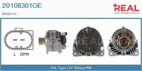 Alternator (20108301OE)