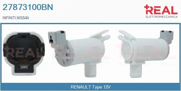 Washer Fluid Pump, window cleaning (27873100BN)
