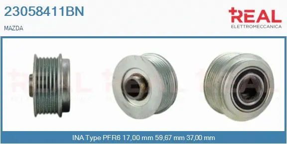 Belt Pulley, alternator (23058411BN)