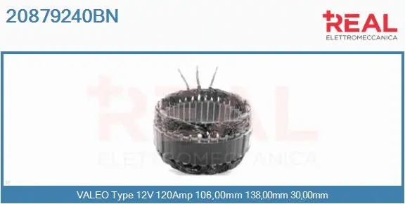 Stator, alternator (20879240BN)