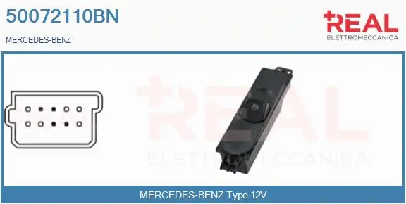 Switch, window regulator (50072110BN)