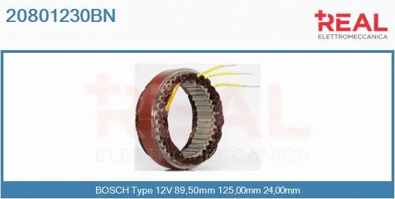 Stator, alternator (20801230BN)