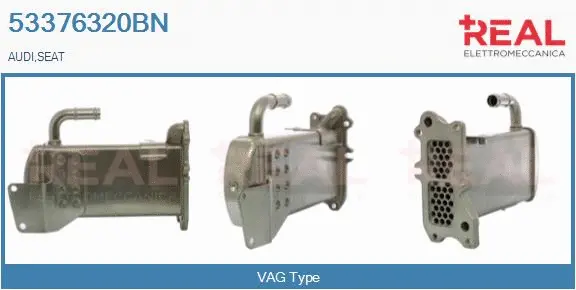 Cooler, exhaust gas recirculation (53376320BN)