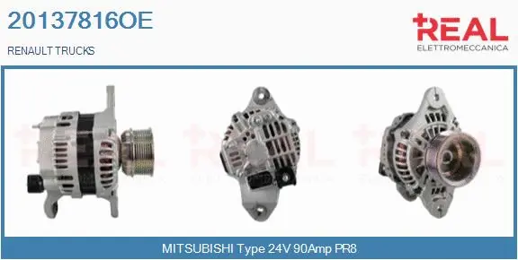Alternator (20137816OE)