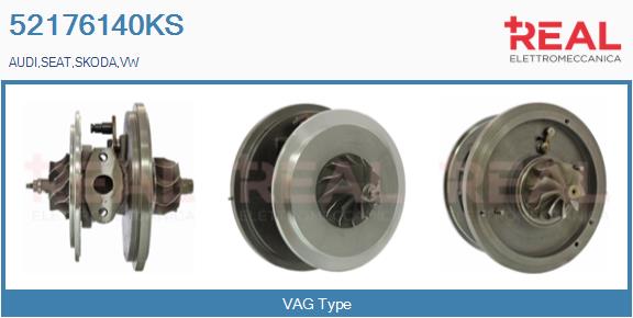 Core assembly, turbocharger (52176140KS)