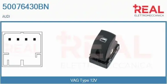 Switch, window regulator (50076430BN)