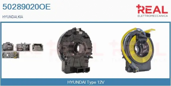 Clockspring, airbag (50289020OE)