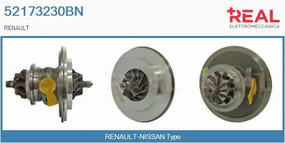 Core assembly, turbocharger (52173230BN)