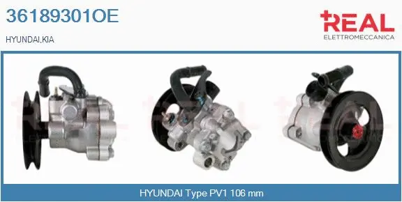 Hydraulic Pump, steering (36189301OE)