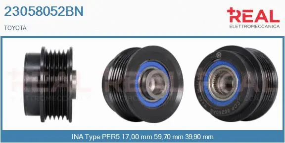 Belt Pulley, alternator (23058052BN)