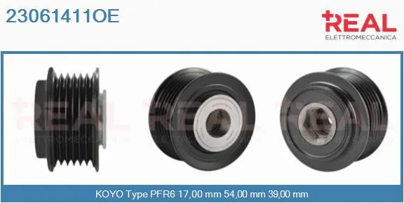 Belt Pulley, alternator (23061411OE)