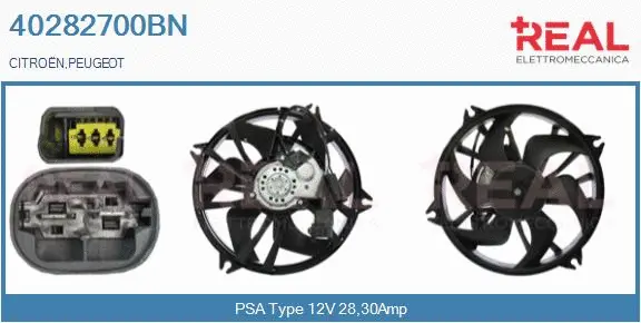 Electric Motor, radiator fan (40282700BN)