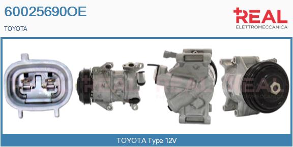 Compressor, air conditioning (60025690OE)