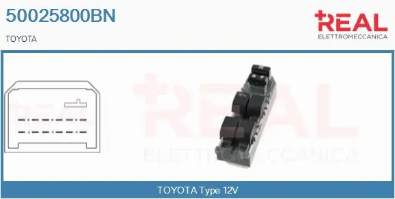 Switch, window regulator (50025800BN)