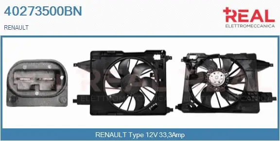 Electric Motor, radiator fan (40273500BN)