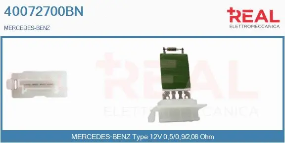 Resistor, interior blower (40072700BN)